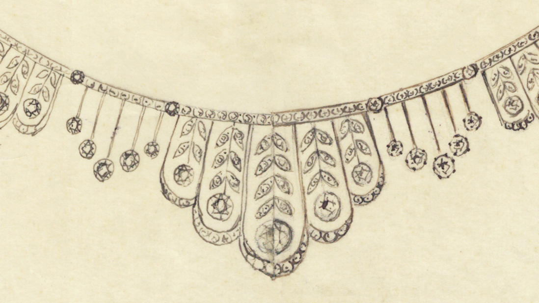 Disegno gioiello artigianale di Leonardo Gaito